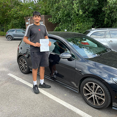 Passed his driving test in an automatics